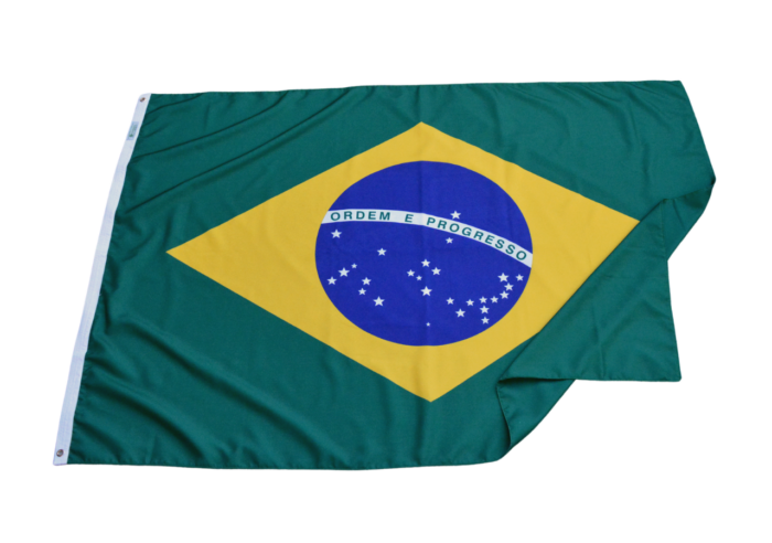 Bandeira ESTAMPADA do Brasil - Tecido Oxford - 100% Poliéster - Imagem 2
