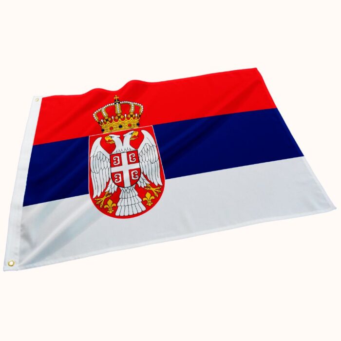 Bandeira ESTAMPADA da Sérvia - Imagem 1