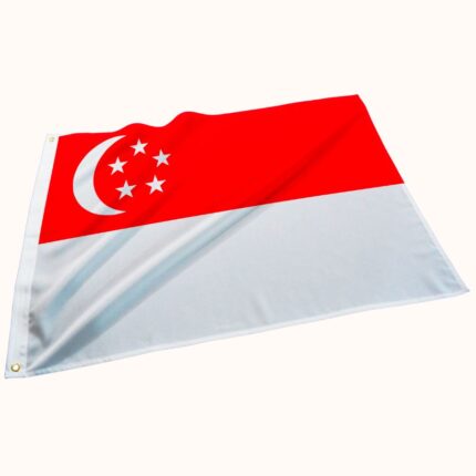 Bandeira ESTAMPADA de Singapura