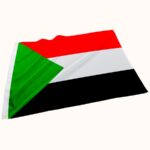 Bandeira ESTAMPADA do Sudão