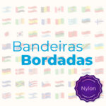 Bandeira BORDADA de Organizações - Tecido Nylon - 100% Poliamida (G4)