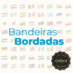 Bandeira BORDADA de Organizações - Tecido Oxford - 100% Poliéster (G4)